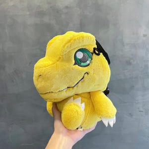 Fluffy Agumon chalk bag