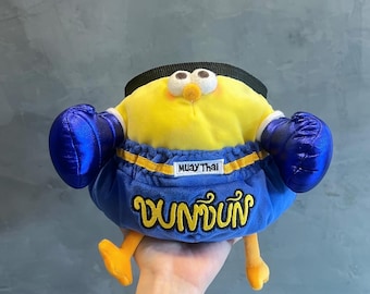 Boxing Muay Thai Chicken chalk bag (Blue)