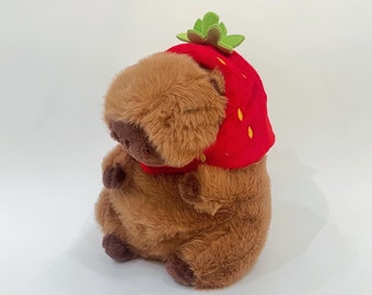 Capybara Red Strawberry Hood chalk bag