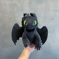 Toothless Plush Chalk Bag: Handmade Climbing Accessory product logo