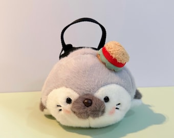 Seal chalk bag / Mini bouldering bag (Grey)