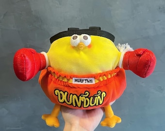 Bolsa de magnesio para boxeo, muay thai y pollo (roja)