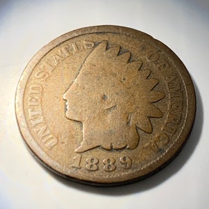 1889 Indian Head Penny