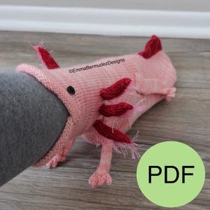 PDF | KNITTING PATTERN | Soxolotl  | Axolotl Socks Funky Knitting Pattern  | Digital Download | Cuff Down |  English Only