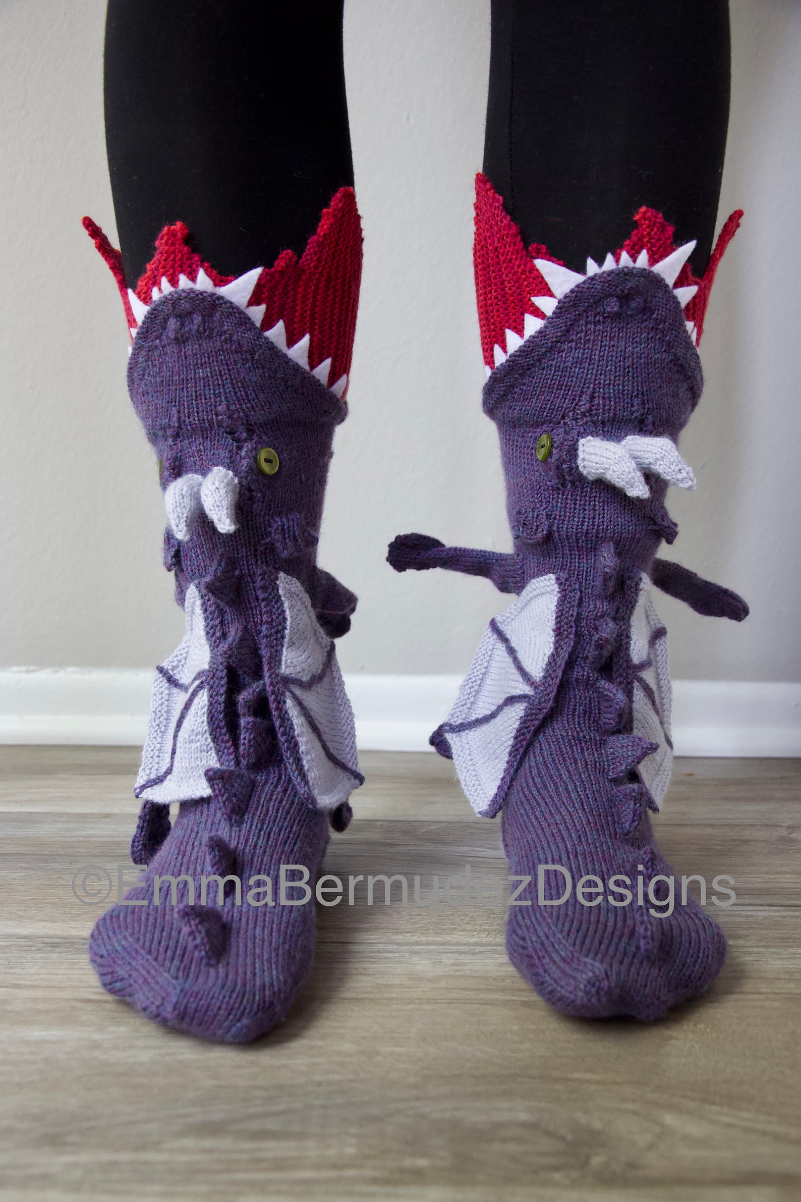 PDF Knitting Pattern Here Be Dragons Digital Download - Etsy