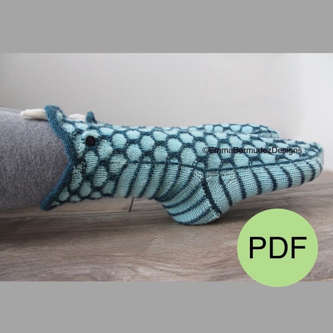 Sock Snake Pattern Snake Socks Knitting Pattern: Funky Mosaic Knit (PDF Pattern) | English ...
