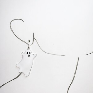 Spooky Ghost Metal Earrings/Halloween Earrings/Scary Earrings/Teacher Earrings/School Earrings/2021 Fashion/Unique Earrings/Trendy Earrings