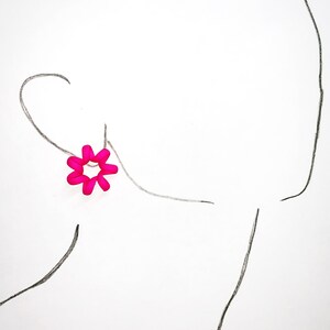 Pink Curly Twist Earrings/Everyday Earrings/Work/Teacher/Vacation/Beach/Tropical/Summer/Holiday/Bachelorette/Honeymoon/Babymoon/Girls Trip