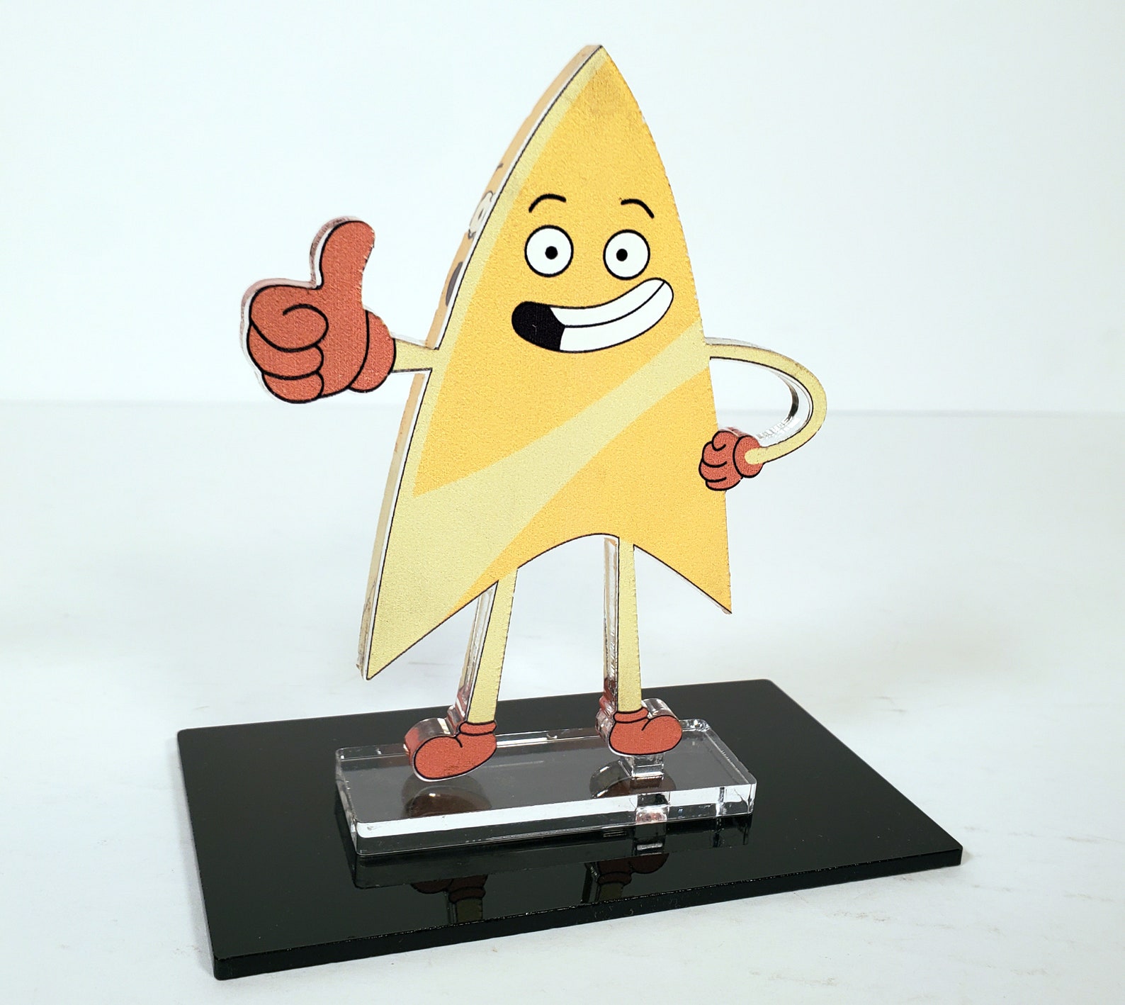 Star Trek Lower Decks Badgey in Plexiglass Etsy Australia