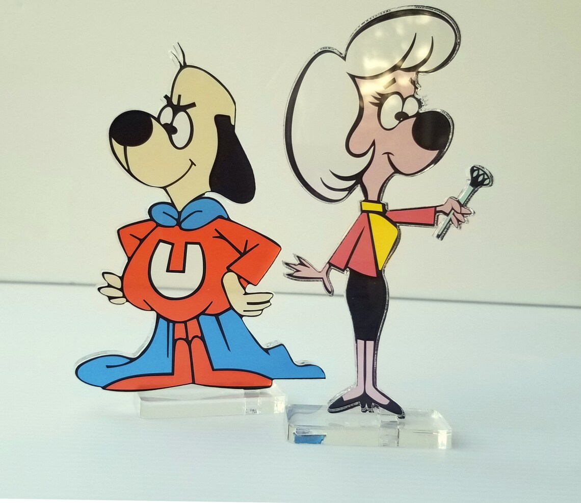 Underdog and Sweet Polly Purebred in Plexiglass Etsy Canada