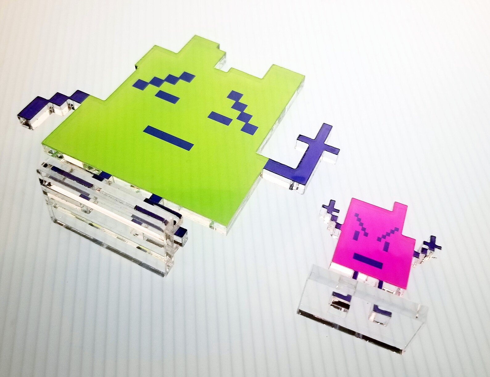 Aqua Teen Hunger Force Mooninites Err and Ignignokt Plexiglass Etsy