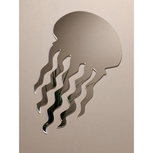 Jellyfish Acrylic Mirror | Animal Wall Decor | Custom Mirror | Shaped Mirror | Animal Accessories | Made in the USA