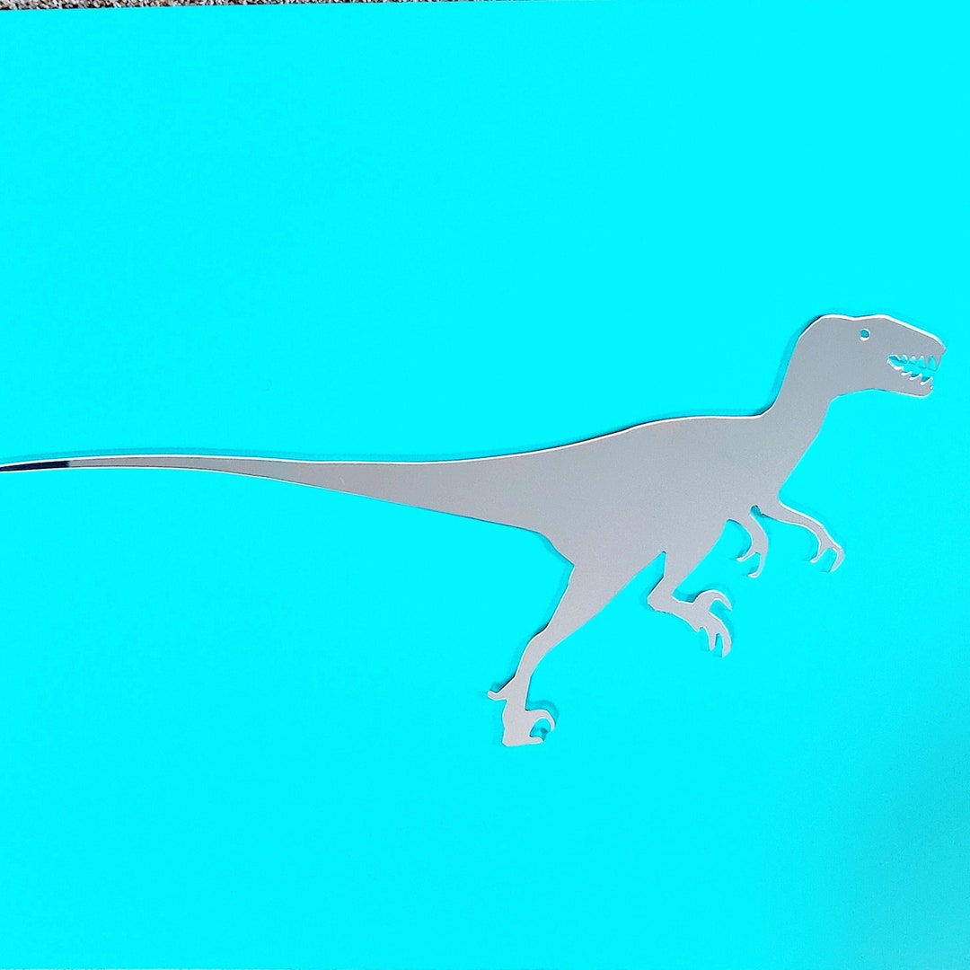 Velociraptor Decorative Mirror Dinosaur Mirror Custom Etsy