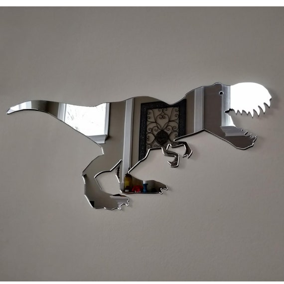 Trex Decorative Mirror Dinosaur Mirror Custom Mirror Etsy