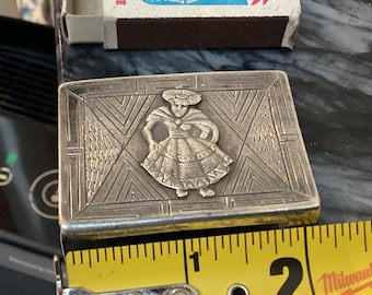 Sterling Silver matchbox holder