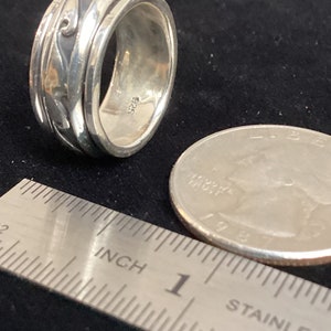 Sterling Silver spinner ring