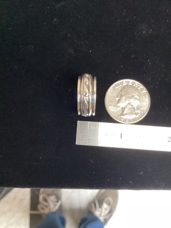 Sterling Silver spinner ring
