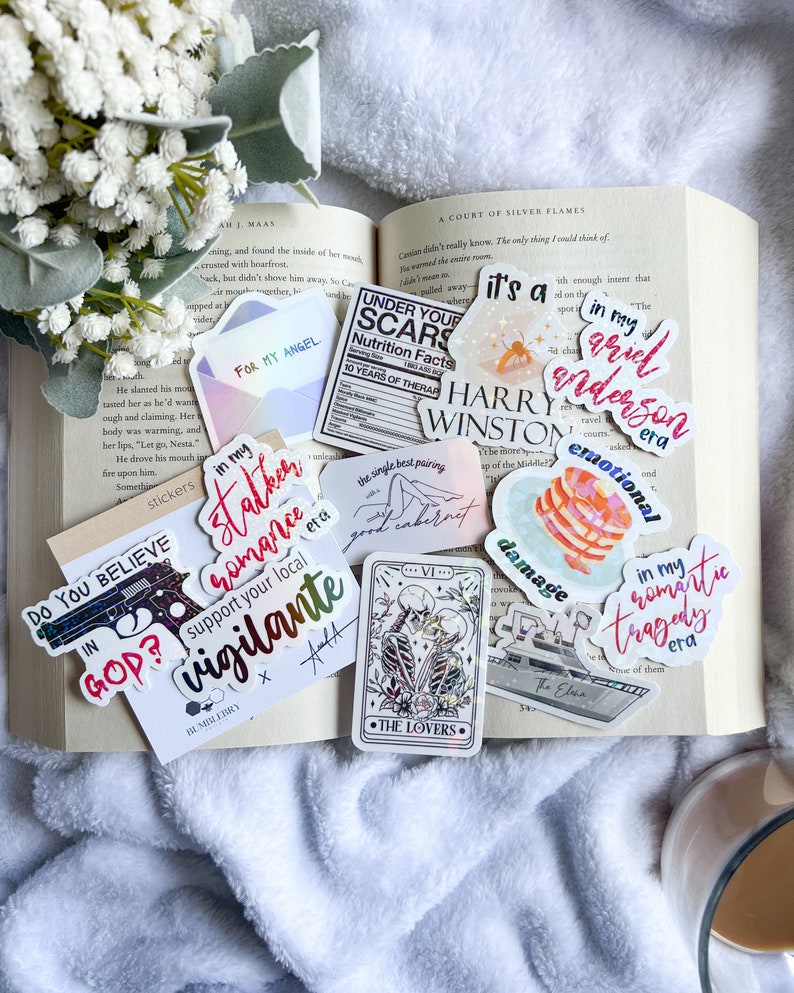 UYS Collab: Make Your Own Bookish Sticker Bundle (5 Stickers) - Etsy