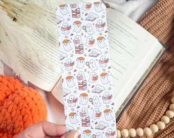 Reading Ghosts Bookmark | Fall Book Lover Gift