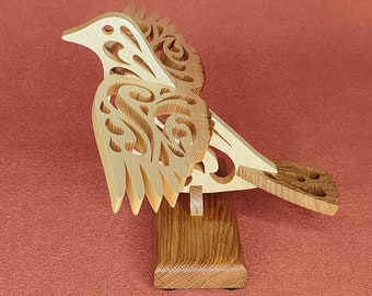 Super oiseau 3D en bois