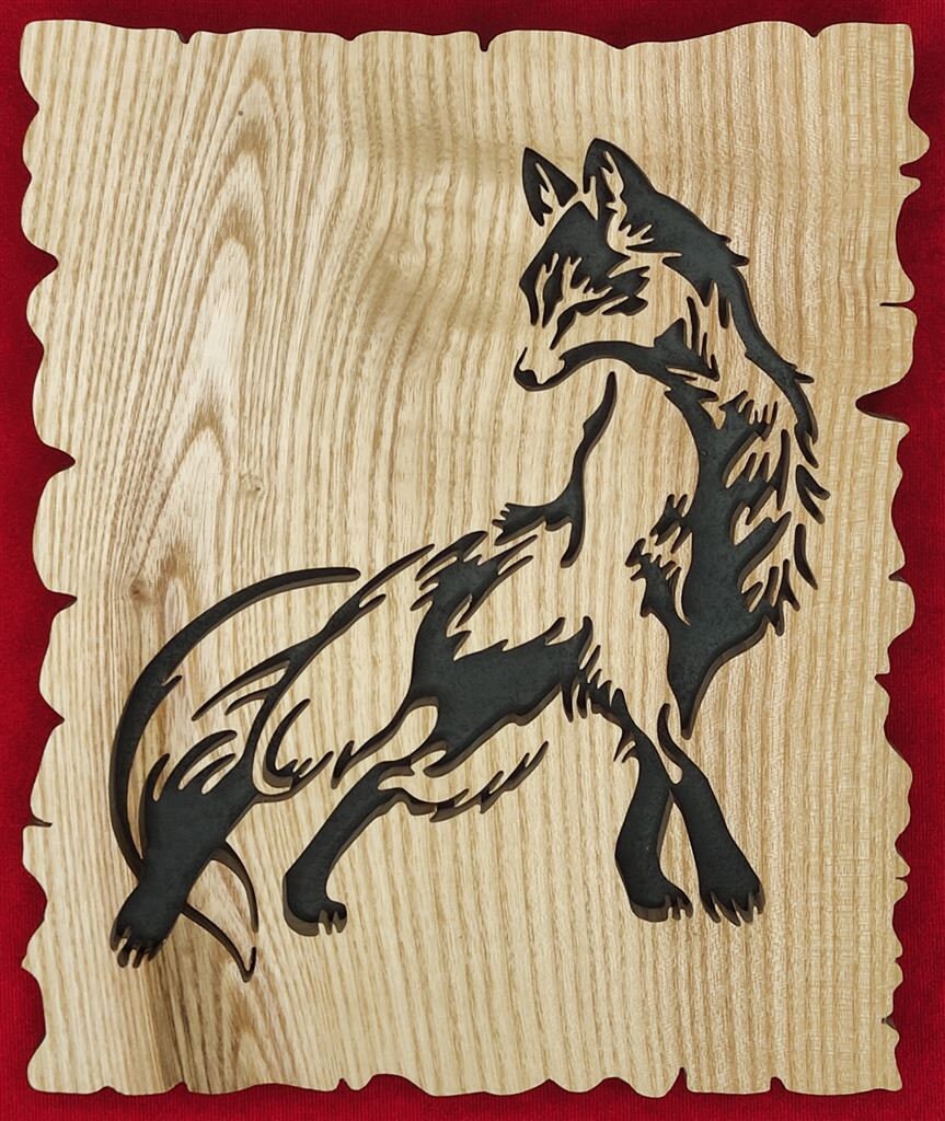 Tableau d'un Renard Majestueux