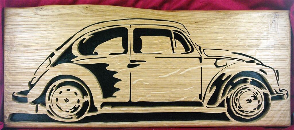 Tableau Cox de Profile en Chêne Massif