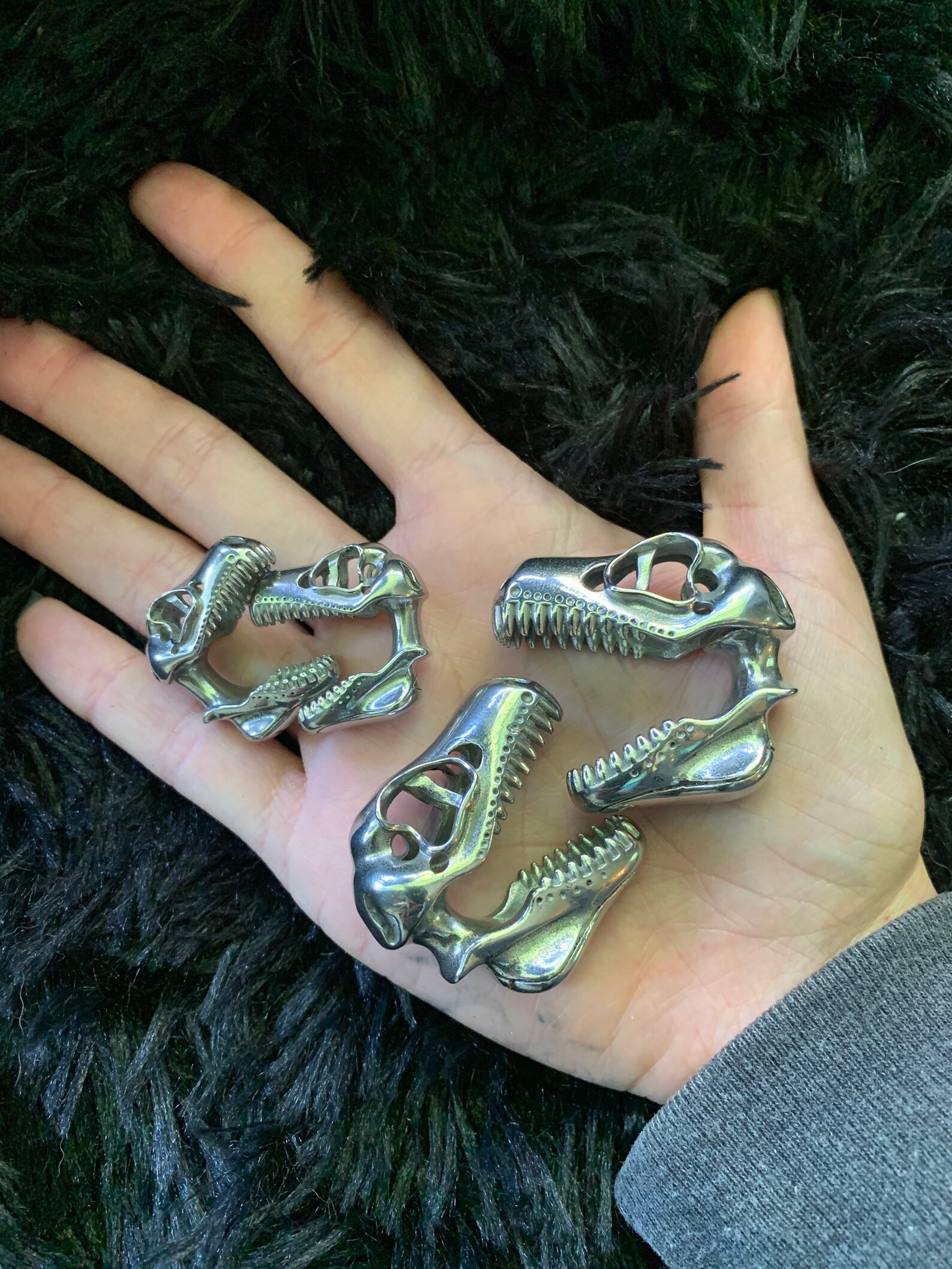 Dinosaur Ear Hangers 2 Sizes 00g or 5/8 Etsy