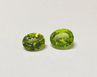 Certified Arizona Green Peridot Loose Gemstones | Oval Shape 5x3 7x5 8x6 9x7 10x8 11x9 | August Birthstone | Jewelry Center Stone Setting