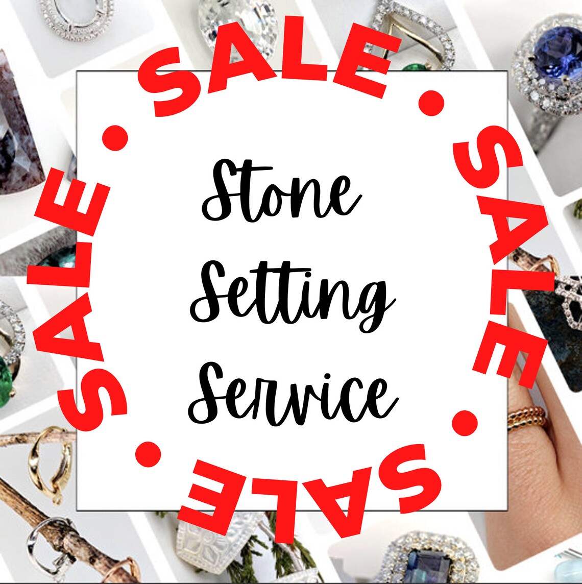 Stone Setting Service Let Us Set Your Favorite Stone or Etsy