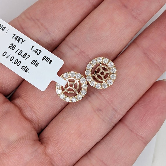 Diamond jackets for diamond sales studs
