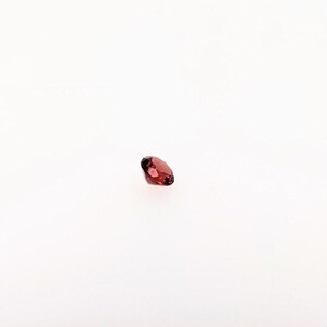Natural Round Brilliant Cut Red Garnet – Calibrated Loose Faceted Gemstone