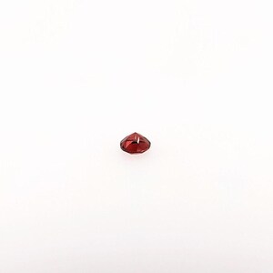 Natural Round Brilliant Cut Red Garnet – Calibrated Loose Faceted Gemstone