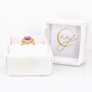 Heirloom Jewelry - 3.12cts Burma Ruby Ring w Earth Mined Diamonds in 14k Solid Gold | Oval Shaped | 10x8mm | Best For Anniversary Gift image 3