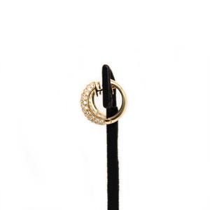 Handcrafted 14k Solid Gold Diamond Hoops – Ethically Earth-Mined Stones