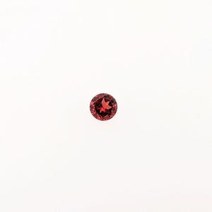 Natural Round Brilliant Cut Red Garnet – Calibrated Loose Faceted Gemstone