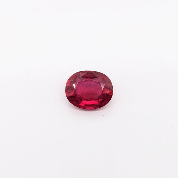 Natural Ruby Loose Gemstones | Oval | 6x4 7x5 8x6 9x7 10x8 11x9 12x10 | Pigeon Blood Red | Jewelry Setting | Fissure Filled | Certified