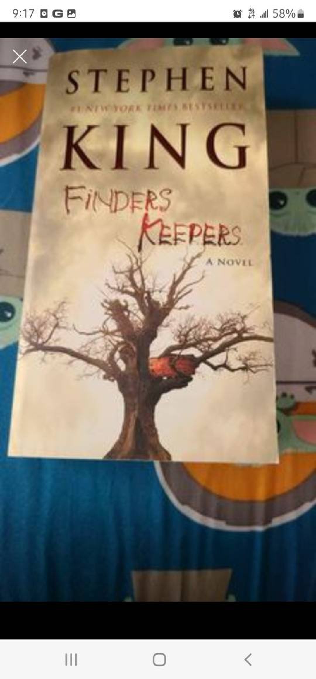 Stephen Kings Finders Keepers Book Etsy