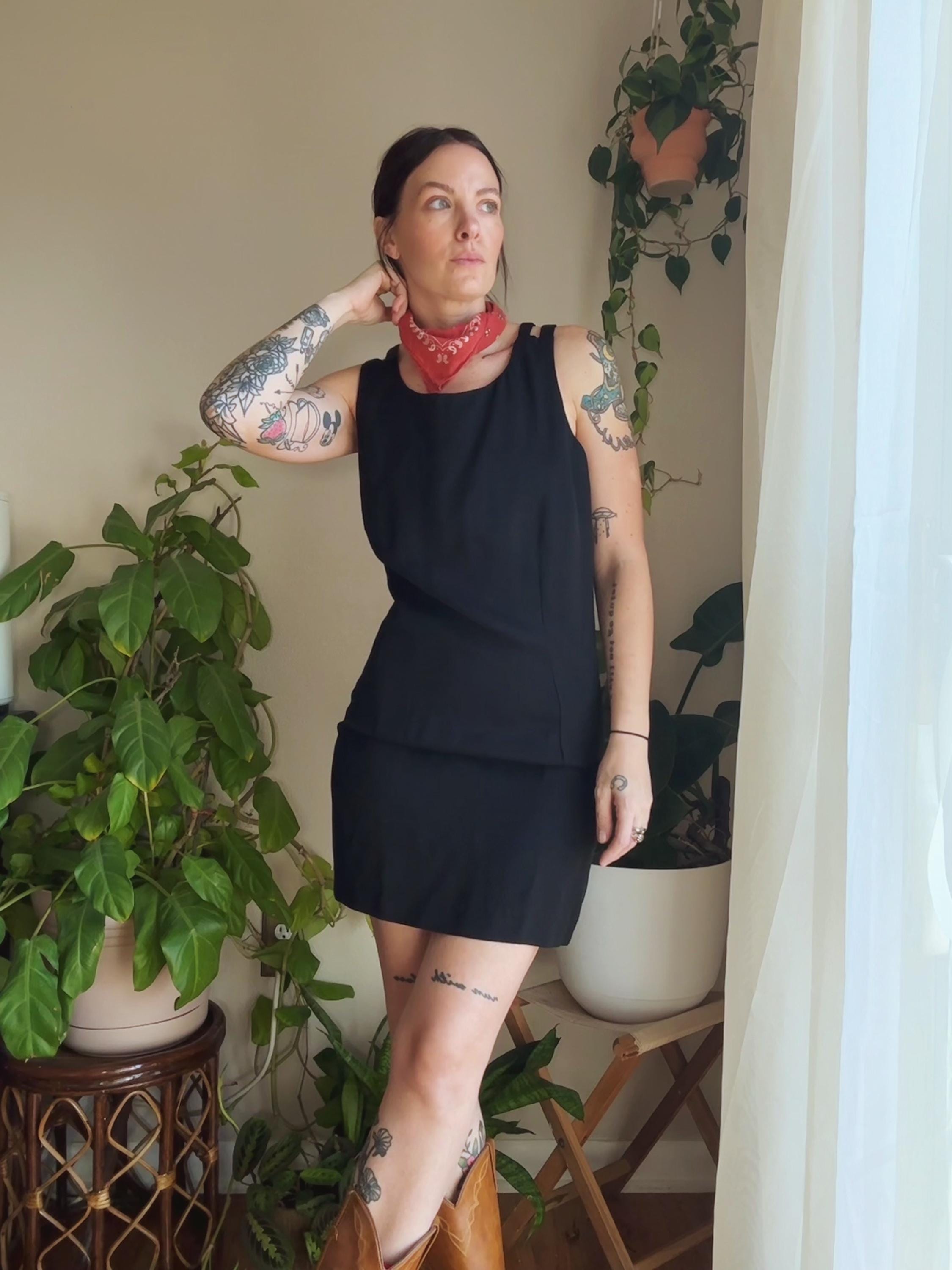 90s Strappy Dress - Etsy