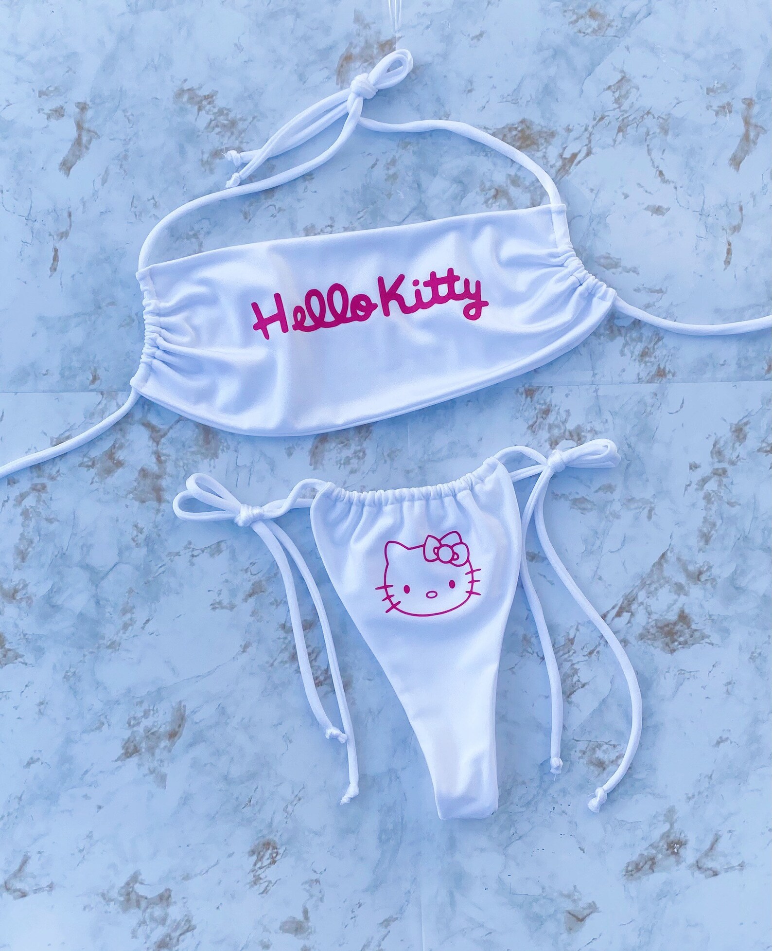 Sexy Hello Kitty bikini set Adjustable bikini set trendy Etsy