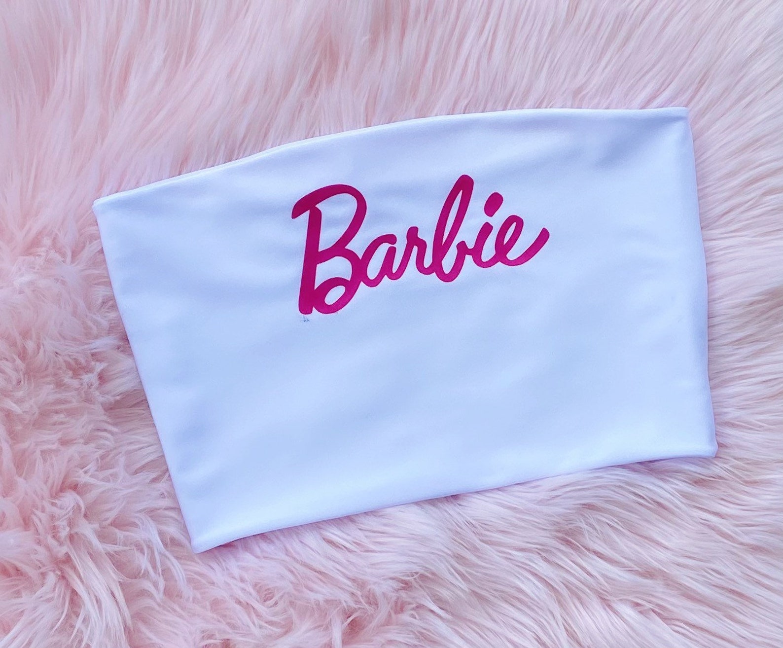 Barbie tube Top Sexy Pink top Slime Top Women Top | Etsy