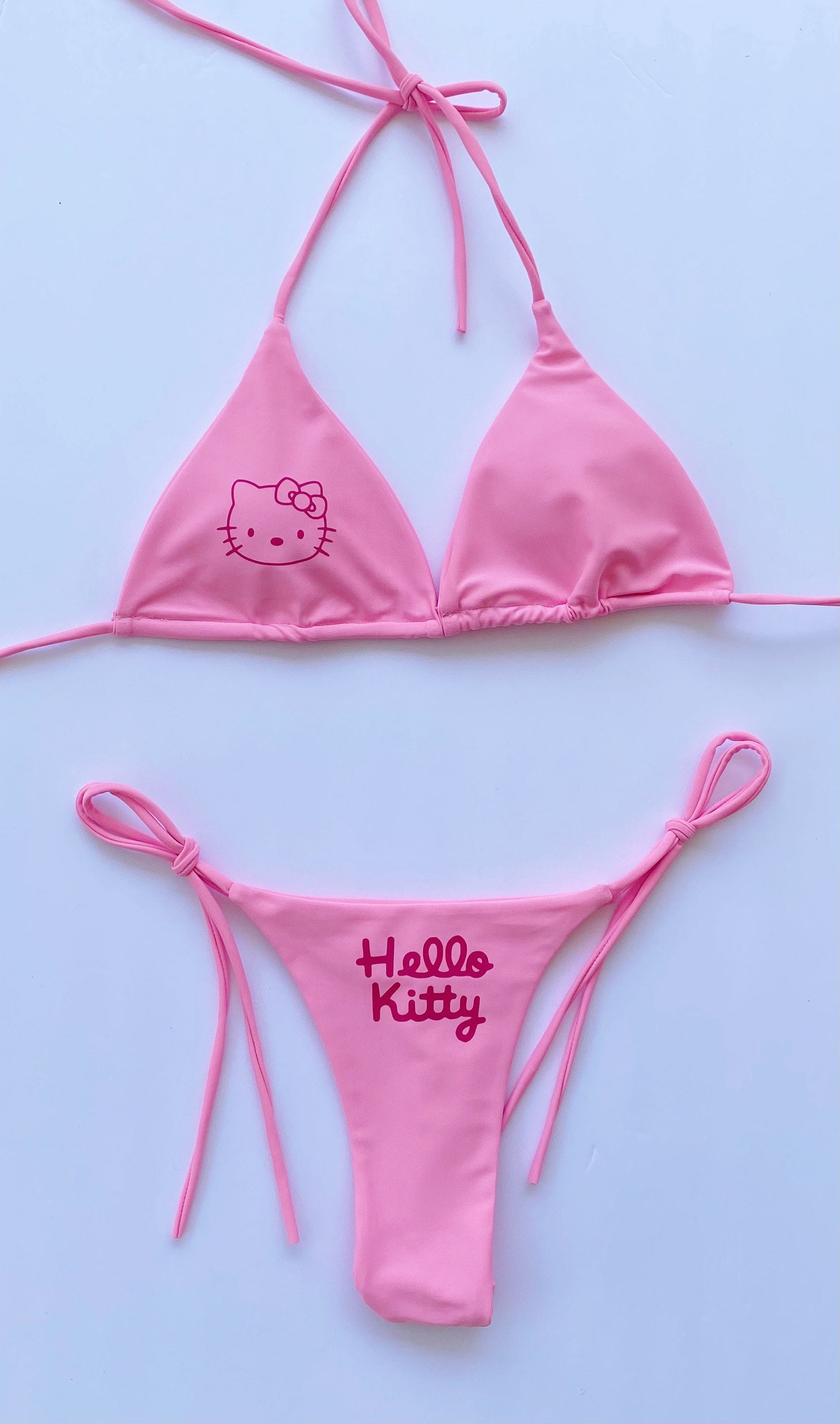 Sexy Hello Kitty bikini set Adjustable bikini set trendy Etsy