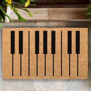 Piano Doormat, Piano Welcome Mat, Piano Gifts, Piano Piano doormat, Music gift