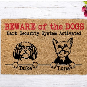 Dogs Welcome People Tolerated Door Mat