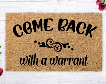 Come Back Warrant Etsy
