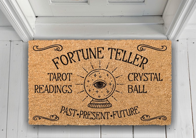 Fortune Teller Coir Doormat, Mystic Welcome Mat image 9