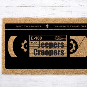 Custom VHS Tape Doormat: Retro 80s Welcome Mat Bild 11
