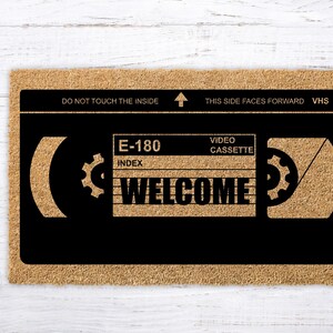 Custom VHS Tape Doormat: Retro 80s Welcome Mat Bild 13
