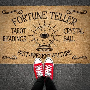 Fortune Teller Coir Doormat, Mystic Welcome Mat image 14