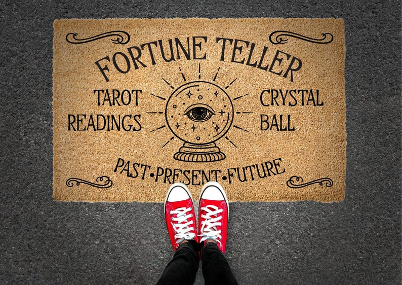 Fortune Teller Coir Doormat, Mystic Welcome Mat image 14