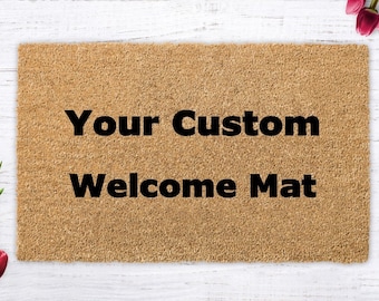 Custom Welcome Mat, Personalized Doormat, Custom Door mat, Custom Mat, Your Custom Doormat